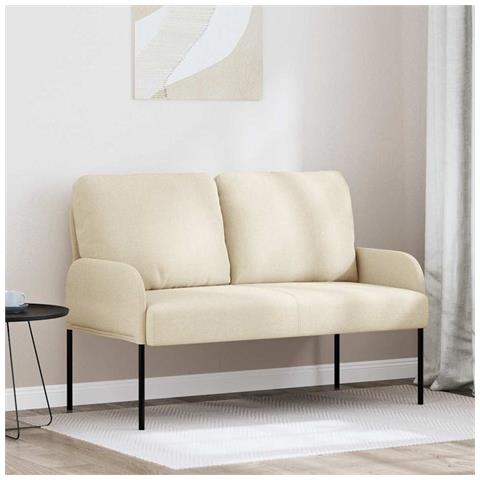 Divani con cuscino 110cm Crema Legno compensato - Foto 2