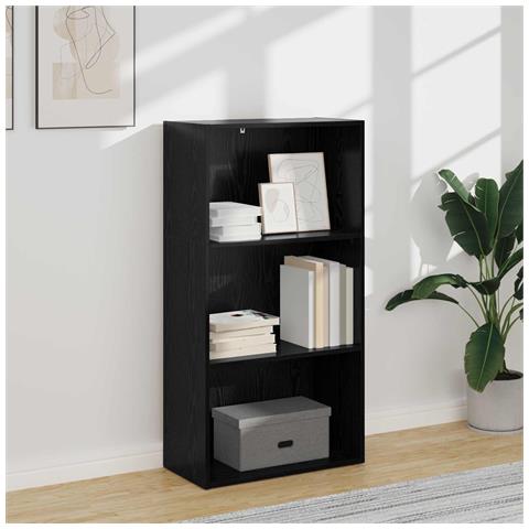 Libreria Rovere Nero 60 x 30 x 76.5 cm Legno multistrato - Foto 2