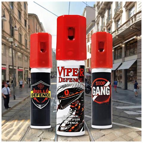 Set Famiglia 3 Erogatori Spray Antiaggressione Portatili Compatti - Per Zaino, Borsetta E Vita Quotidiana - 15ml L'uno, Getto 3m - Modelli Assortiti - Foto 2