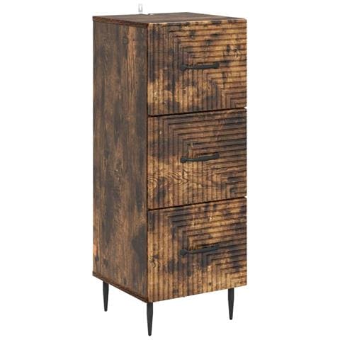 Mobile con Cassetti Rovere Fumo 33 x 34,5 x 89,5 cm - Foto 1