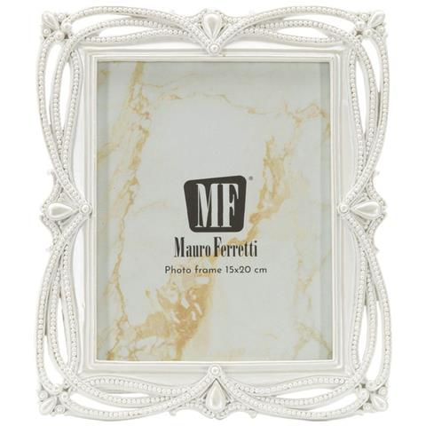 Cornice Portafoto Ribbon Argento Con Profilo A Nastro 15x20 Cm - Foto 2