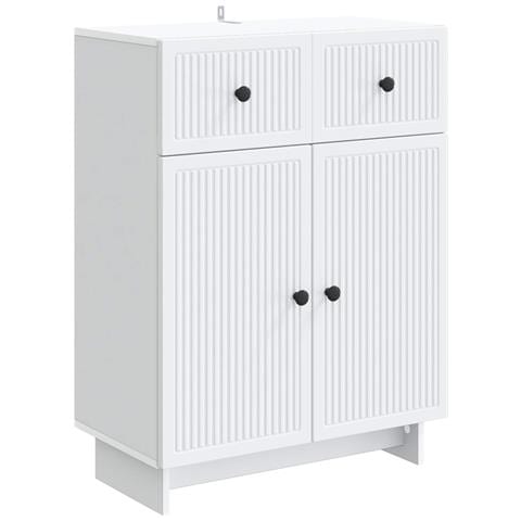 Credenza Bianco 66 x 34,5 x 90 cm Legno ingegnerizzato - Foto 1