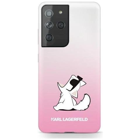 Karl Lagerfeld Klhcs21lcfnrcpi S21 Ultra G998 Deklas Rosa /pink Choupette Fun - Foto 1