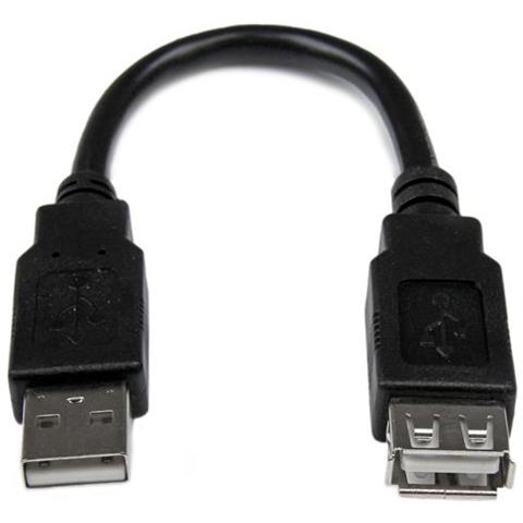 Cavo adattatore di prolunga USB 2.0 da 15 cm A ad A - M / F - Foto 1