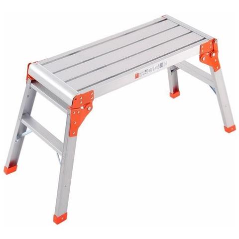 Piattaforma Da Lavoro Richiudibile In Alluminio, 79x30xh51 Cm 79x30xh. 51 Cm - Foto 2