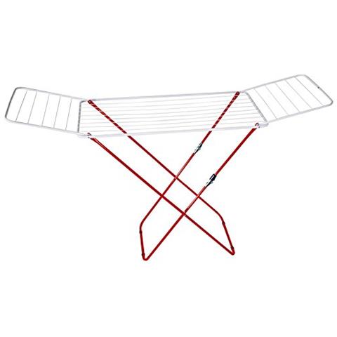 Stendino a cavalletto in alluminio verniciato Cm 182x55xH 104 - Foto 2