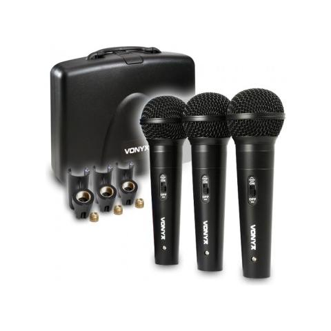 Set 3 Microfoni Professionali + Valigia + Clip Art. 173450 - Foto 2