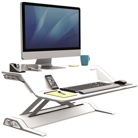 Postazione di Lavoro Sit-Stand Lotus Bianco - Foto 4
