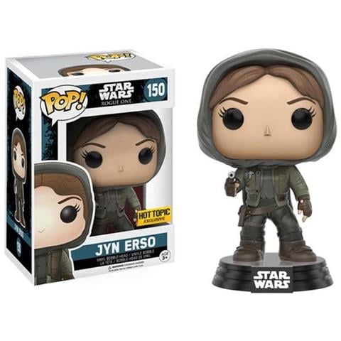 Star Wars Rogue One Pop Movies Vinile Figura Jyn Erso 9 Cm - Foto 3