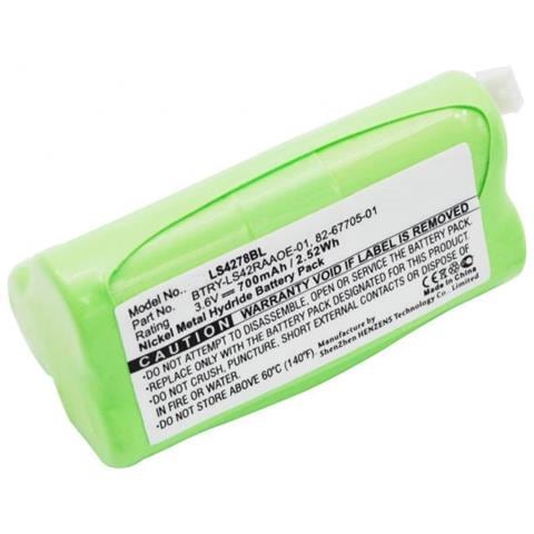 Btry-ls42raaoe-01 (battery For Zebra Scanner - 2.5wh Ni-mh 3.6v 700mah - Green, Ds6878, Ds6878-sr, Ls4278, Ls4278-m - Warranty: 12m)  - Foto 1