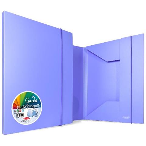 ver Garda 3l Cartellina 3 Lembi In Pp Con Elastico 260x350 Mm Lilla - Foto 1
