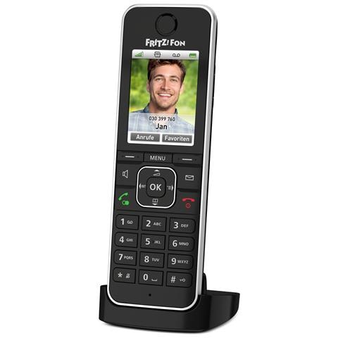 Fritz!fon C6 Telefono Dect Identificatore Di Chiamata Nero - Foto 2