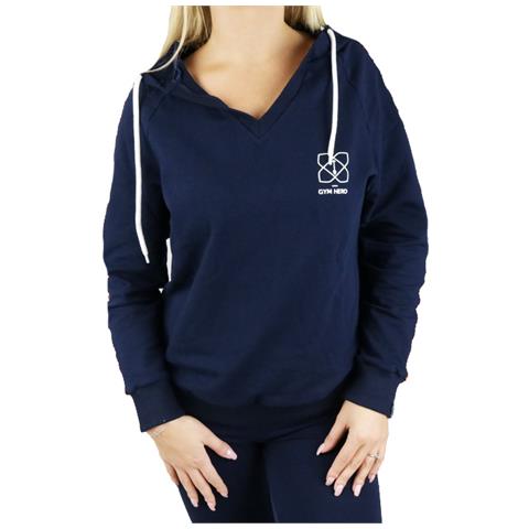 Hoodie Navy-race, Donna, Granata, Felpe, Numero: Xs Eu - Foto 1