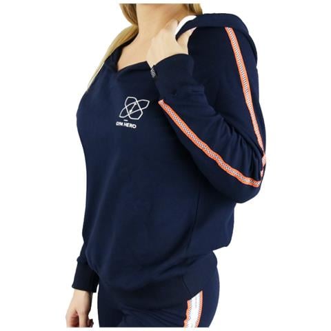 Hoodie Navy-race, Donna, Granata, Felpe, Numero: Xs Eu - Foto 4
