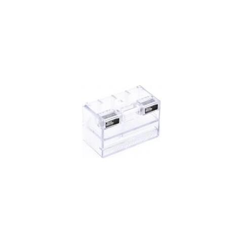 Csk-nm10/p8 Clip Sicura Bloccaporte Rj-45 Trasparente Plastica 1 Pz - Foto 2