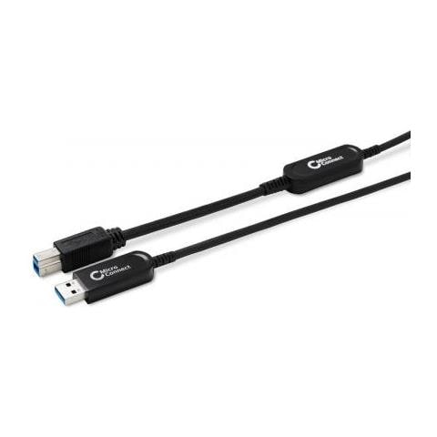 Mc-usb3.0ab20op Cavo Usb 20 M Usb 3.2 Gen 2 [3.1 Gen 2] Usb A Usb B Nero (premium Optic Usb Cable 3.0 - A-b - Foto 1