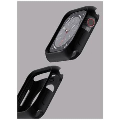 Cover Per Apple Watch 7/8/9 42-44-45-49mm Rinforzata Spectrum R Solid, Nero - Foto 4