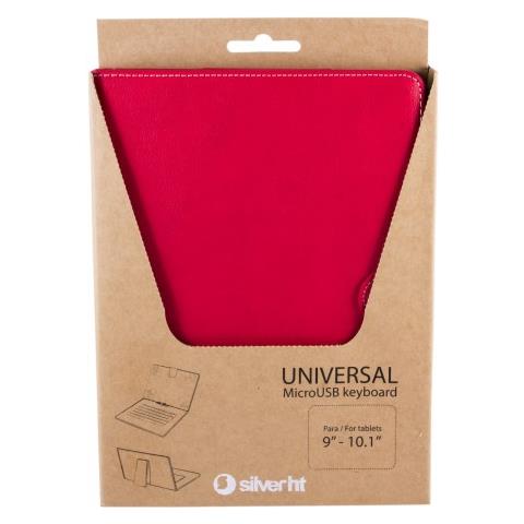 Tastiera Cablato 8420738191610  (Layout Spagnolo) Colore Rosso. Bianco - Foto 2