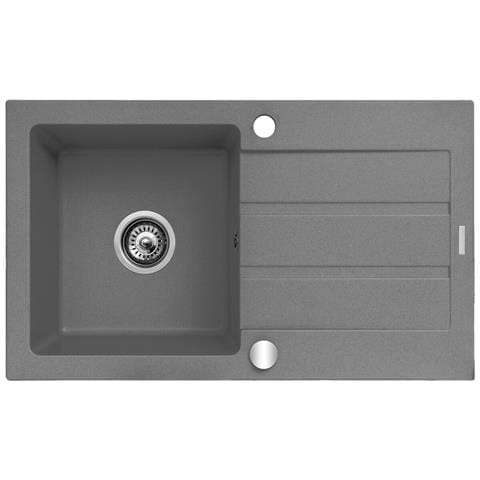 Lavello A Una Vasca 76 X 44 Cm Grigio - Foto 1
