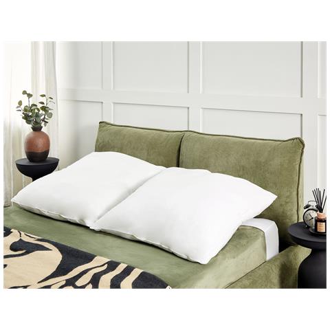 St Di 2 Guanciali Alti Poliestere Bianco 80 X 80 Cm Triglav - Foto 1