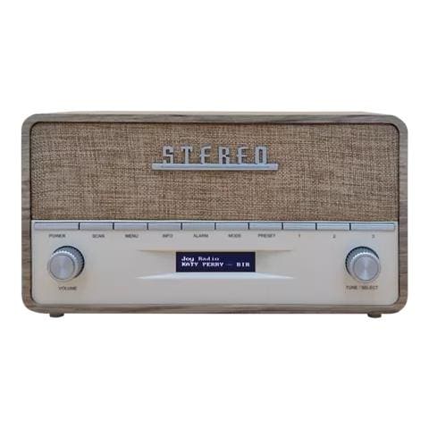 DAB-36LW Portatile Digitale Marrone, Bianco - Foto 1