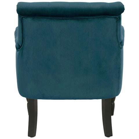 Alexia Sedia Accent In Velluto Petrolio - Foto 6