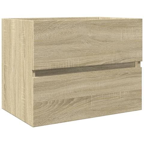 Mobile Lavabo Rovere Sonoma 60x38,5x45 Cm In Legno Multistrato - Foto 2