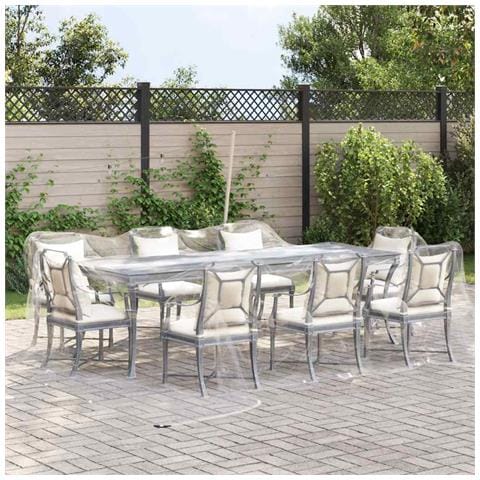 Telone Trasparente con Occhielli 5x5 m in PVC - Foto 2