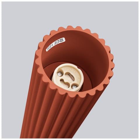 Lampada Da Soffitto Karbon 60 Rosso Ocra Sl. 1629 - Minimalista Lampada Da Soffitto Ocra Rossa 60x6.5x6.5 Cm - Foto 8
