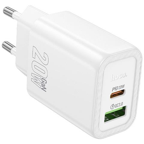 Hoco N61 Caricatore Muro 20w Pd Qc Usb C Usb A Fast Charge Pro - Foto 2