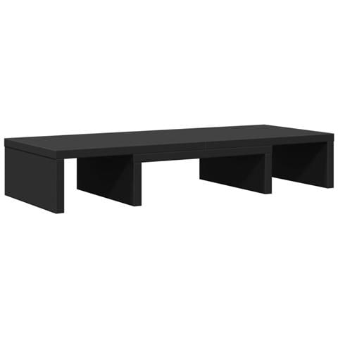 Supporto Monitor Regolabile Nero 60x24x10,5 In Truciolato - Foto 2