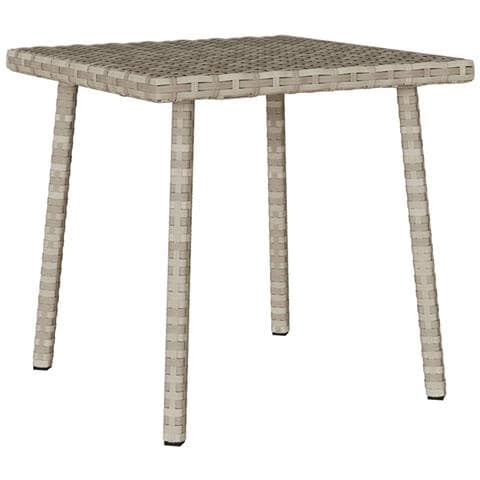 Tavolino Da Giardino Rettangolare Grigio Chiaro 40x40x37 Cm - Foto 1