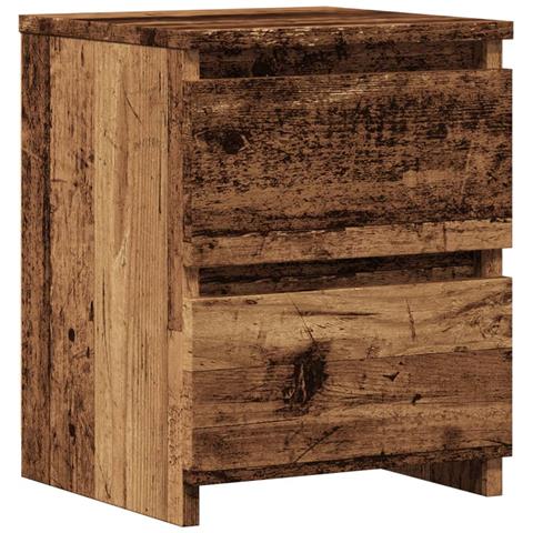 Comodino Legno Antico 30x30x40 Cm In Legno Multistrato - Foto 1
