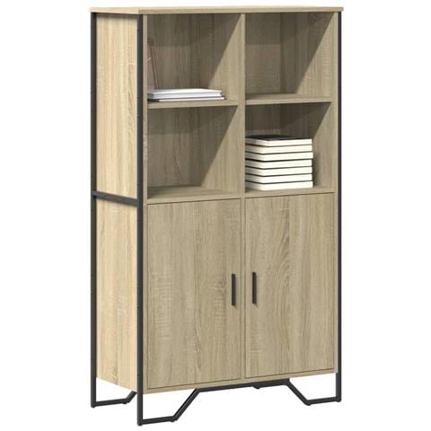 Credenza Rovere Sonoma 79,5x35,5x137,5 Cm In Legno Multistrato - Foto 1