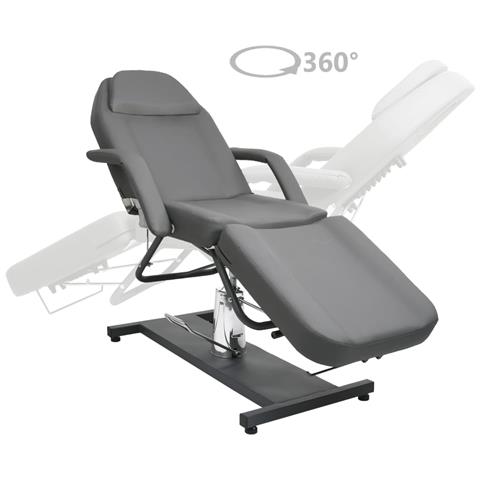 Lusso Casadino -  Lettino Da Massaggio Grigio 180x62x(87-112) Cm - Foto 1