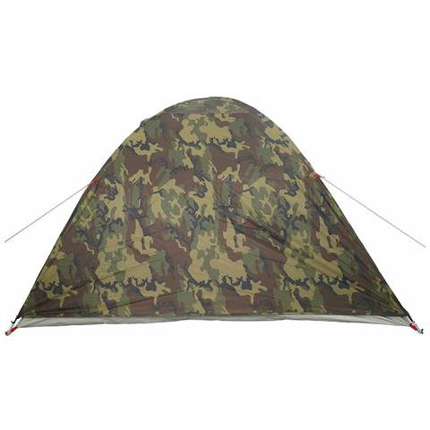 Tenda da Campeggio a Cupola 4 Persone Mimetica Impermeabile - Foto 8