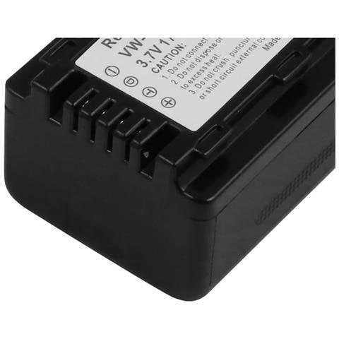 Batteria Per Videocamera Panasonic Vw-vbk180 Li-ion 3.7v 1700mah 6.3wh. 3wh - Foto 3