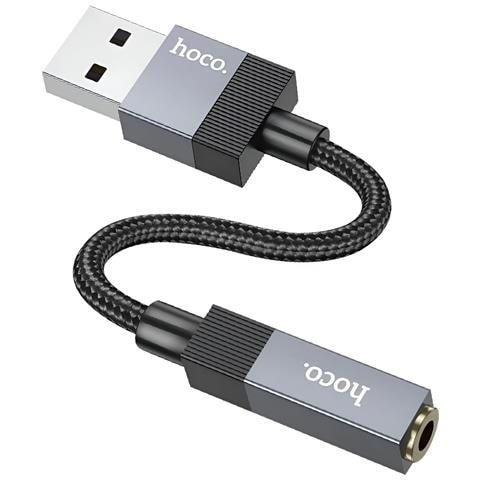 Adattatore Audio Jack 3.5mm Femmina A Usb-a Maschio 15cm, Nero - Foto 2