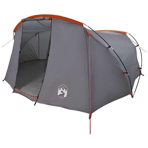 Tenda a tunnel con tetto Grigio e arancione 318 x 275 x 140 cm - Foto 1