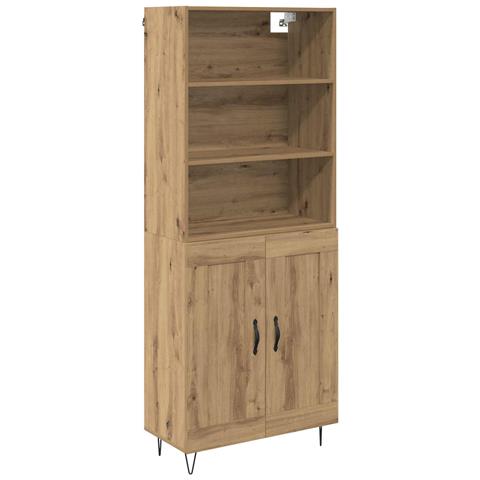 Credenza Rovere artigianale 69,5 x 34 x 180 cm - Foto 1