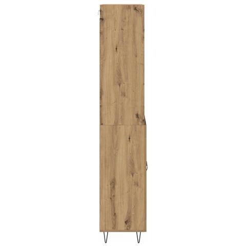 Credenza Rovere artigianale 69,5 x 34 x 180 cm - Foto 9