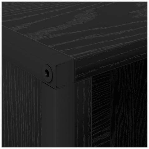 Armadio per Libri 2 pcs Rovere Nero 99,5 x 30 x 108,5 cm - Foto 9