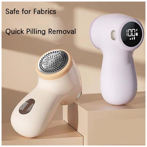 Levapelucchi Ricaricabile Con Display Digitale - Portatile Con Lame Flottanti Purple - Foto 2
