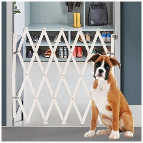 Bettacare Cancelletto Per Animali Domestici Espandibile Xl, 60cm - 230cm, Bianca, In Legno - Foto 2