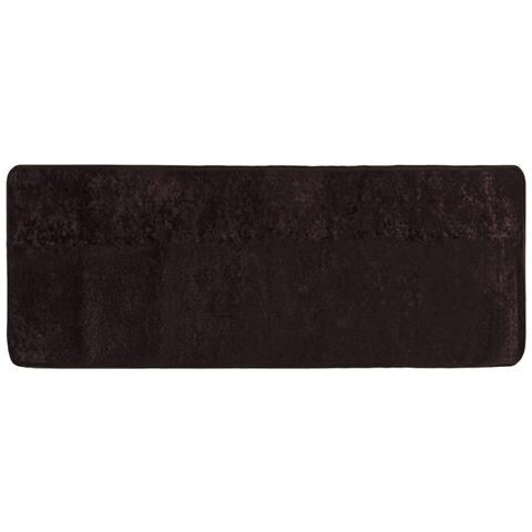 Runner Tappeto MARSA Antracite 200 x 80 cm Poliestere e PVC - Foto 1