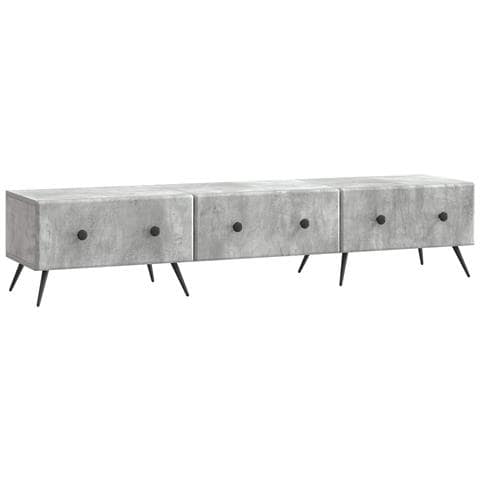 Mobile TV con cassetto Grigio Cemento 147 x 34,5 x 30 cm - Foto 1
