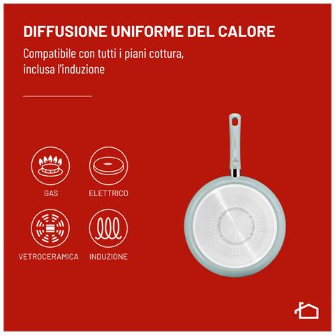 Salvia, Padella, Antiaderente, induzione e gas, 20 cm - Foto 10