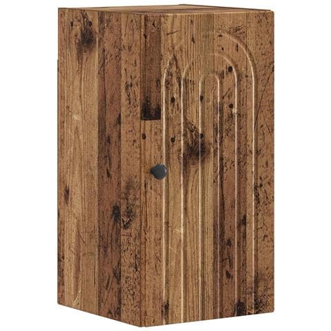 Set di armadietti da bagno in 3 pezzi ALKMAAR Legno antico - Foto 2