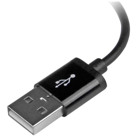 Cavo connettore corto Lightning a 8 pin Apple a USB da 15cm nero per iPhone / iPod / iPad - Foto 4
