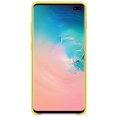 over Protettiva in Pelle Galaxy S10+ Giallo - Foto 2